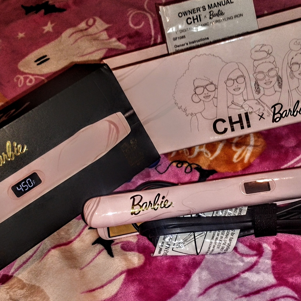 60th Anniversary ,Limited Edition, CHI x Barbie Pink Hair Straightener